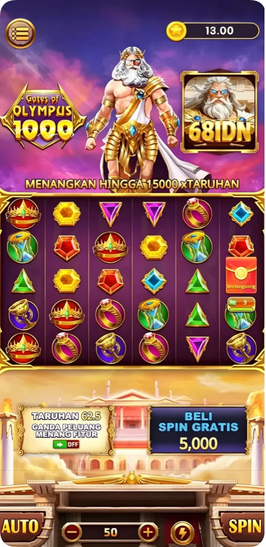 Screenshot dari uang77