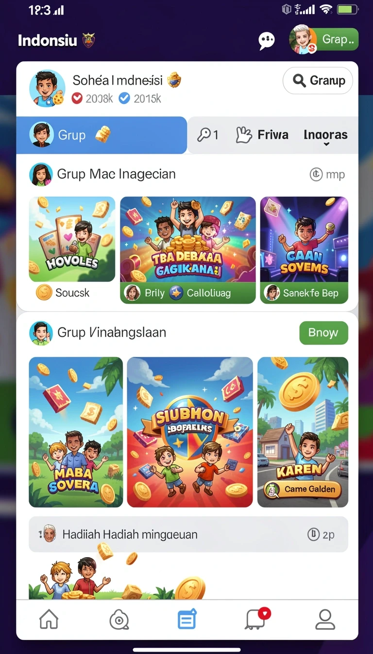 Screenshot dari uang77