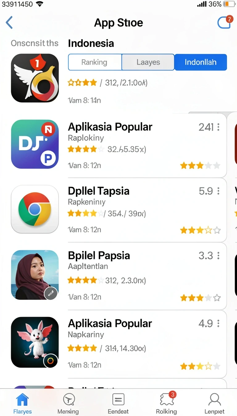 features langkah install