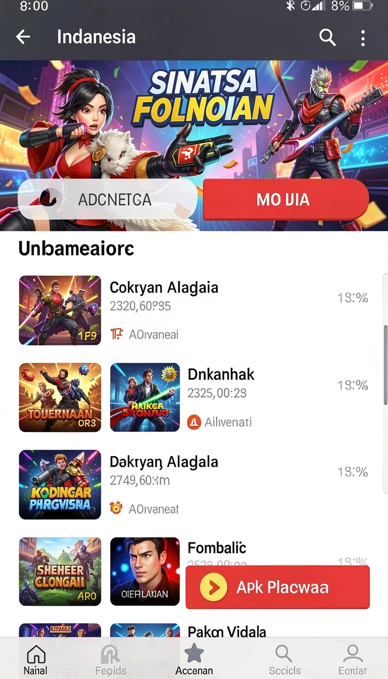 Screenshot dari uang77