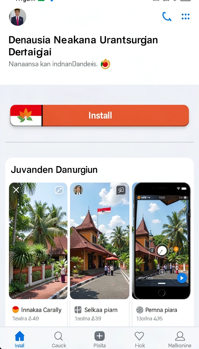 Screenshot dari uang77