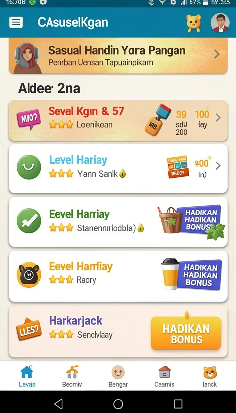 Screenshot dari uang77