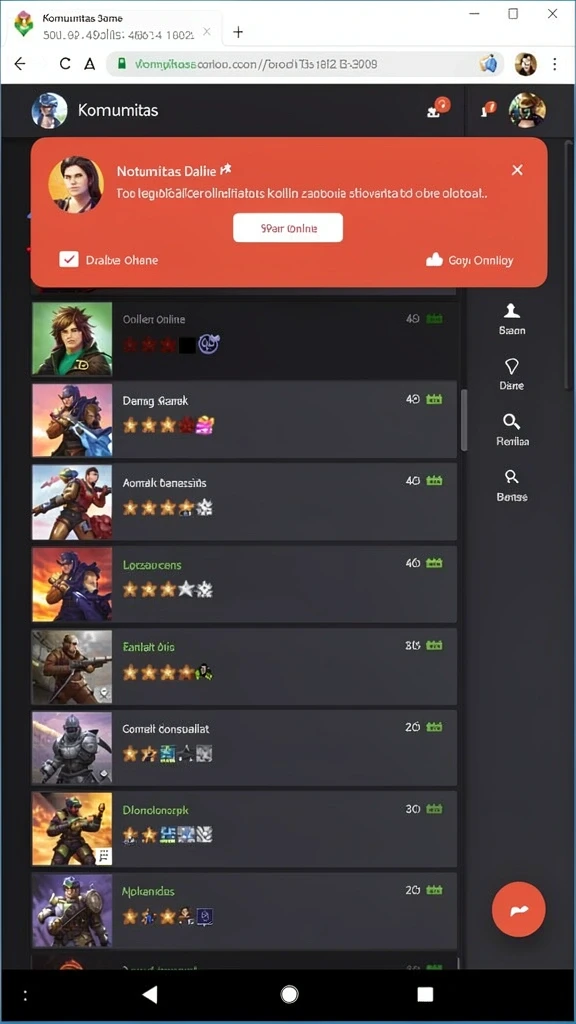 Screenshot dari uang77